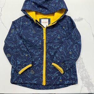 Cat & Jack Soft-shell Dino Star Print Toddler Jacket - 2T